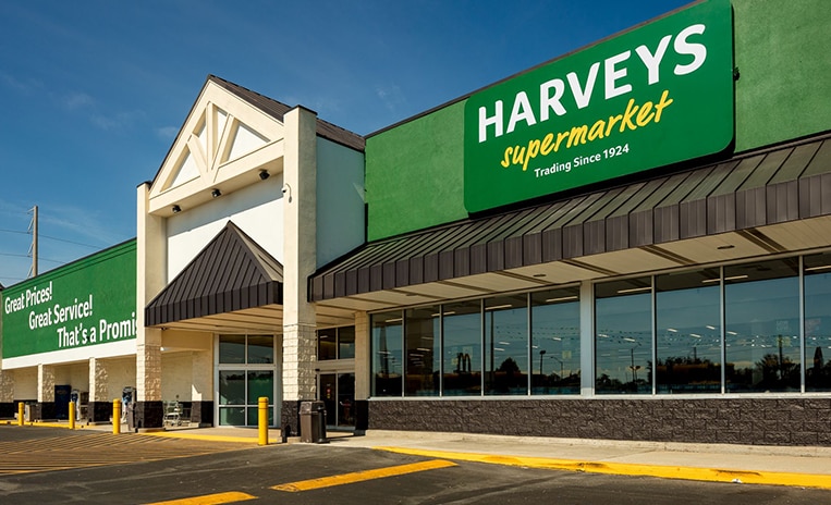 Harveys Supermarket storefront