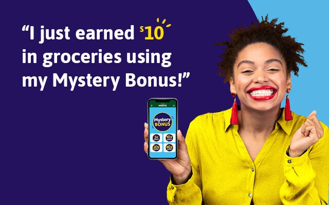 I just earned $10 in groceries using my Mystery Bonus!
