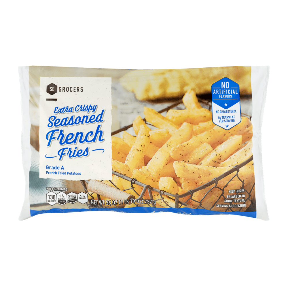 26oz SE Grocers Extra Crispy Seasoned French Fries