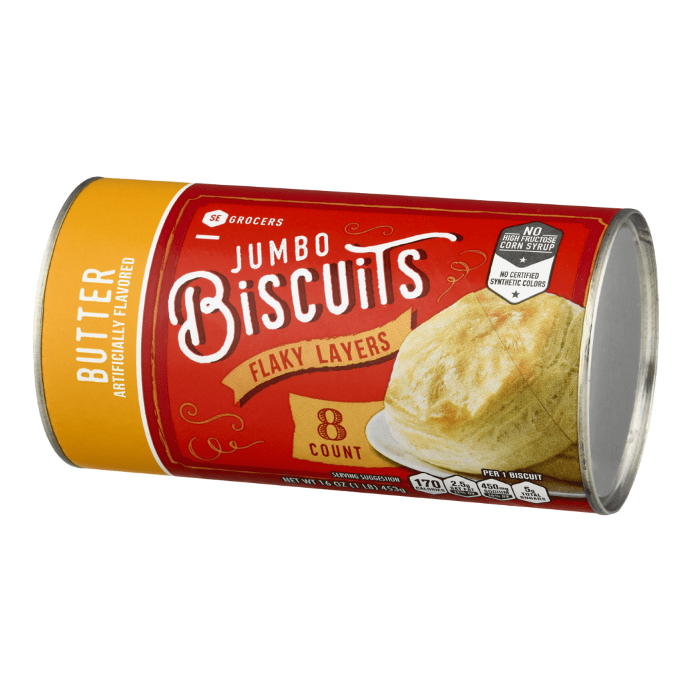 8ct SE Grocers Jumbo Biscuits
