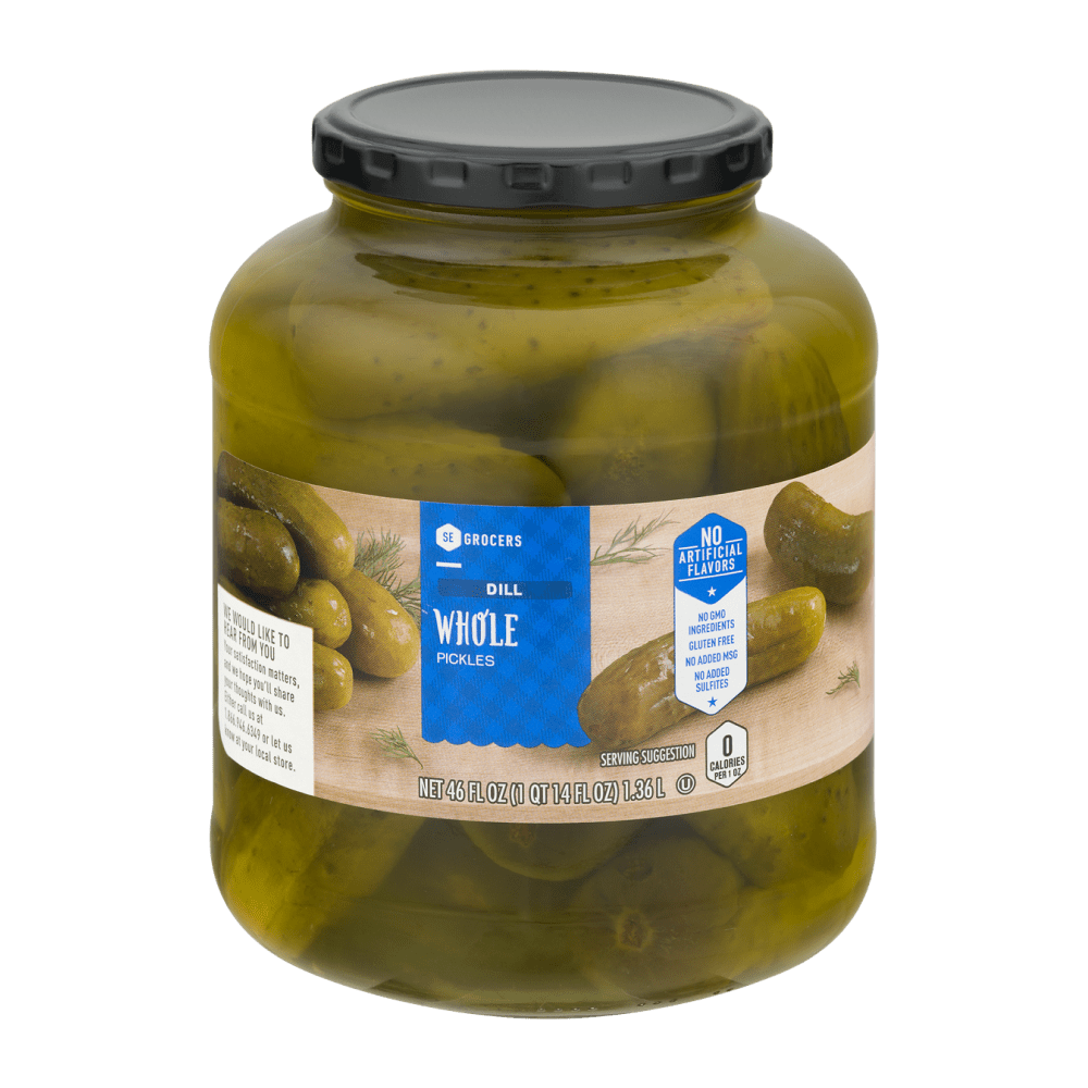46oz SE Grocers Whole Dill Pickles