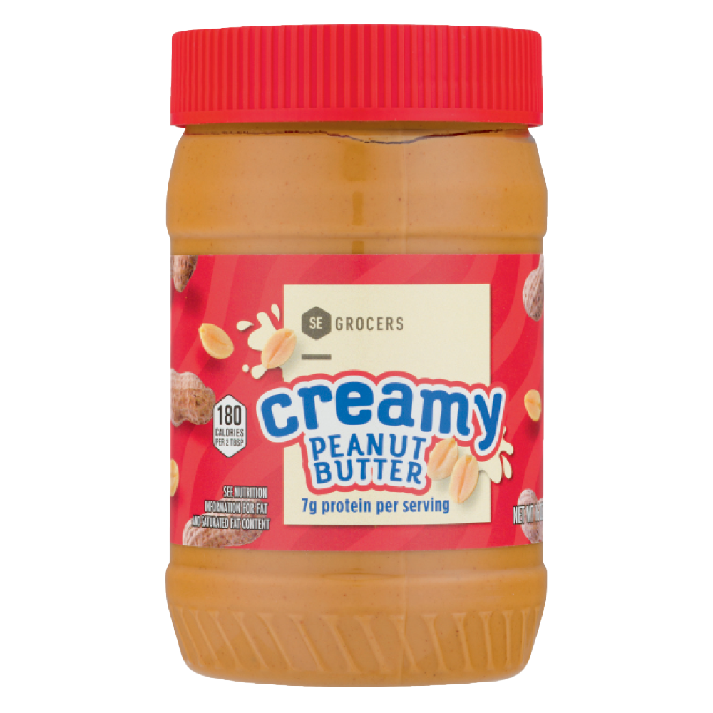 SE Grocers creamy peanut butter