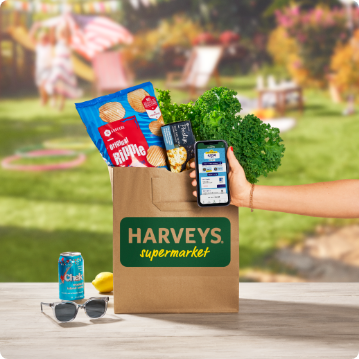 Make your shopping  and savings routine easier with Harveys