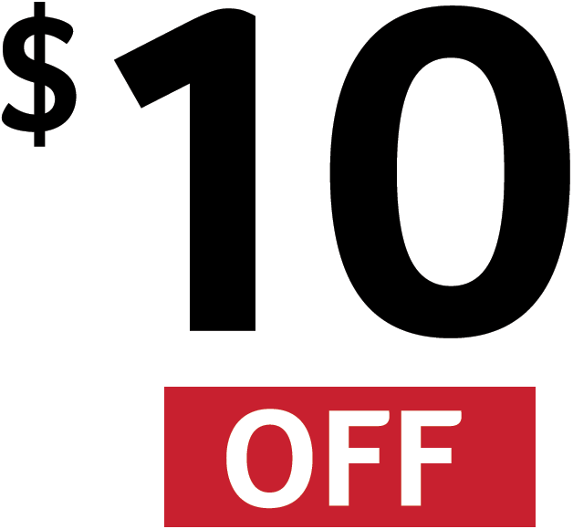 $10 off