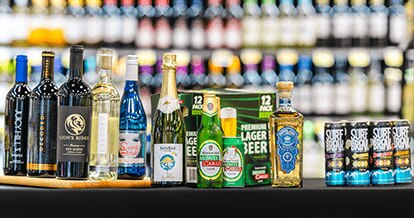 A line of Harveys award-winning beer and wine Own Brand products.