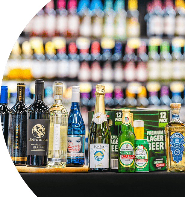 A line of Harveys award-winning beer and wine Own Brand products.