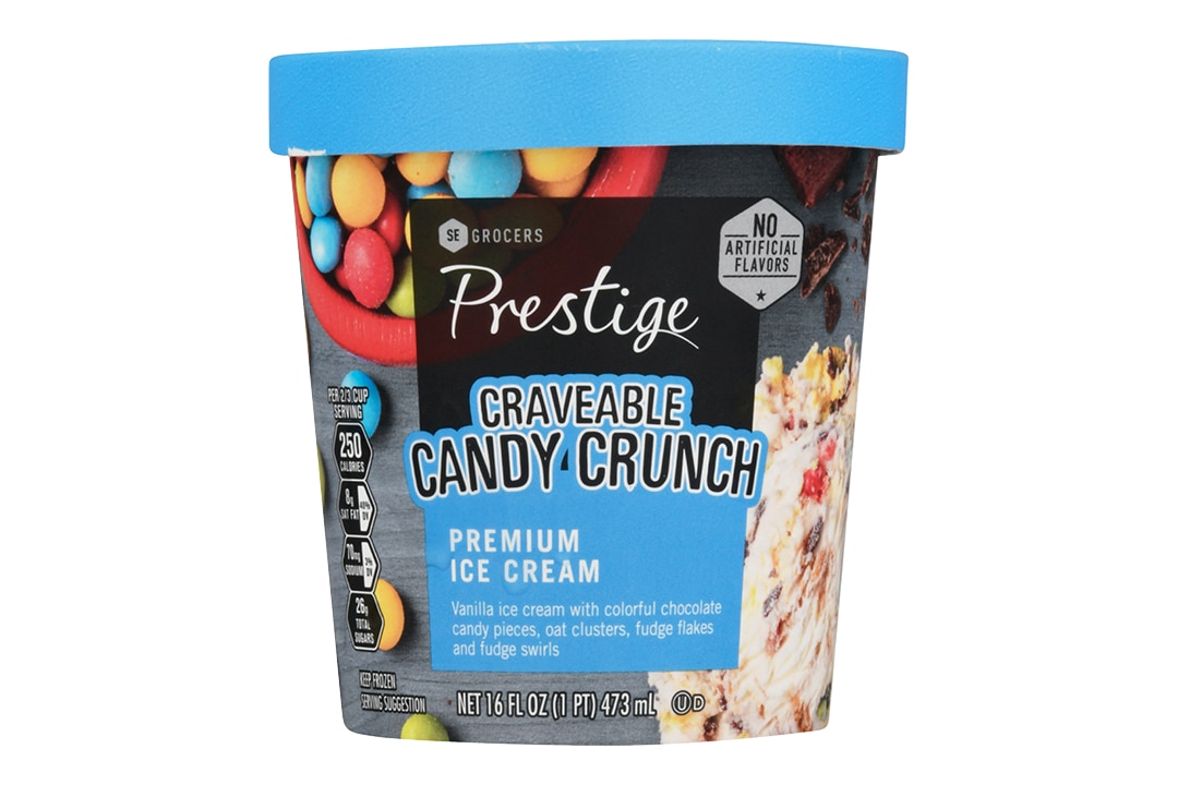 Prestige Candy Crunch Ice Cream Pint - 16 oz